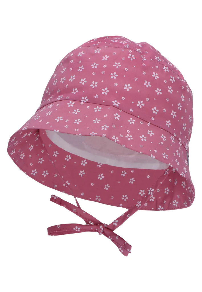 Розова Памучна Шапка С Щампа На Цветя, Uv 50+, 53 См. 2 4 Г. Sterntaler