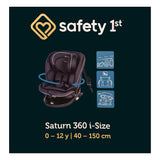 Столче За Кола Saturn 360 I Size (40 150см), Черно Safety 1St