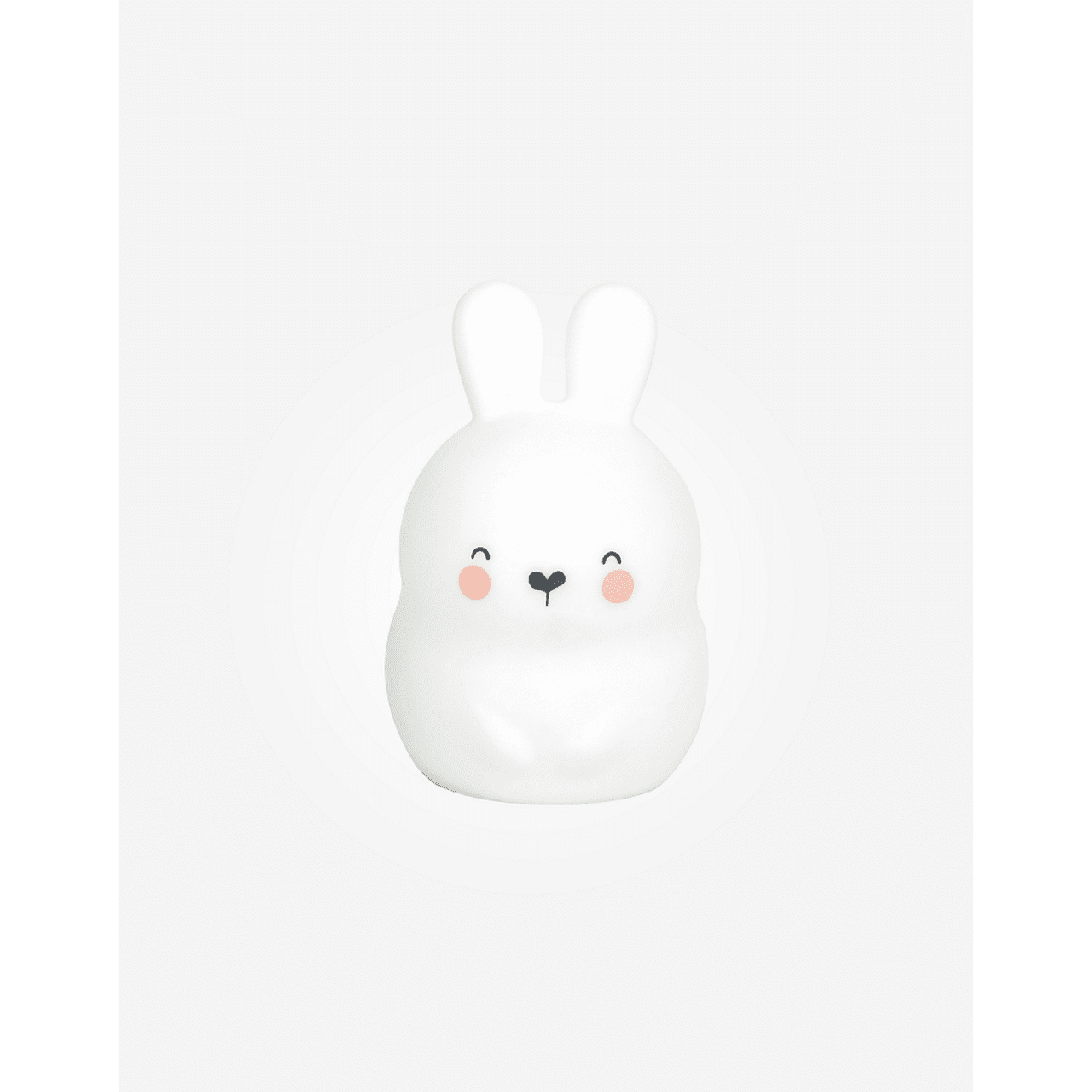 Saro Baby Little Bunny fehér LED-es éjjeli lámpa gyerekeknek
