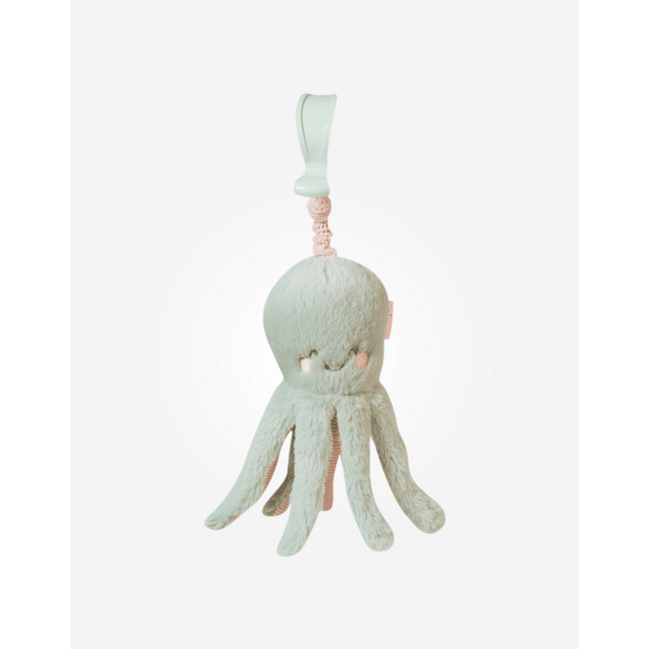 Бебешка Плюшена Дрънкалка 26 См. Ocean Life Hunter Mint Saro Baby