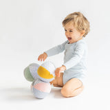 Бебешка Плюшена Топка С Дрънкалка Sweet & Fun Pink Saro Baby