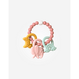 Saro Baby Ele Fun Pink szilikon rágóka babáknak
