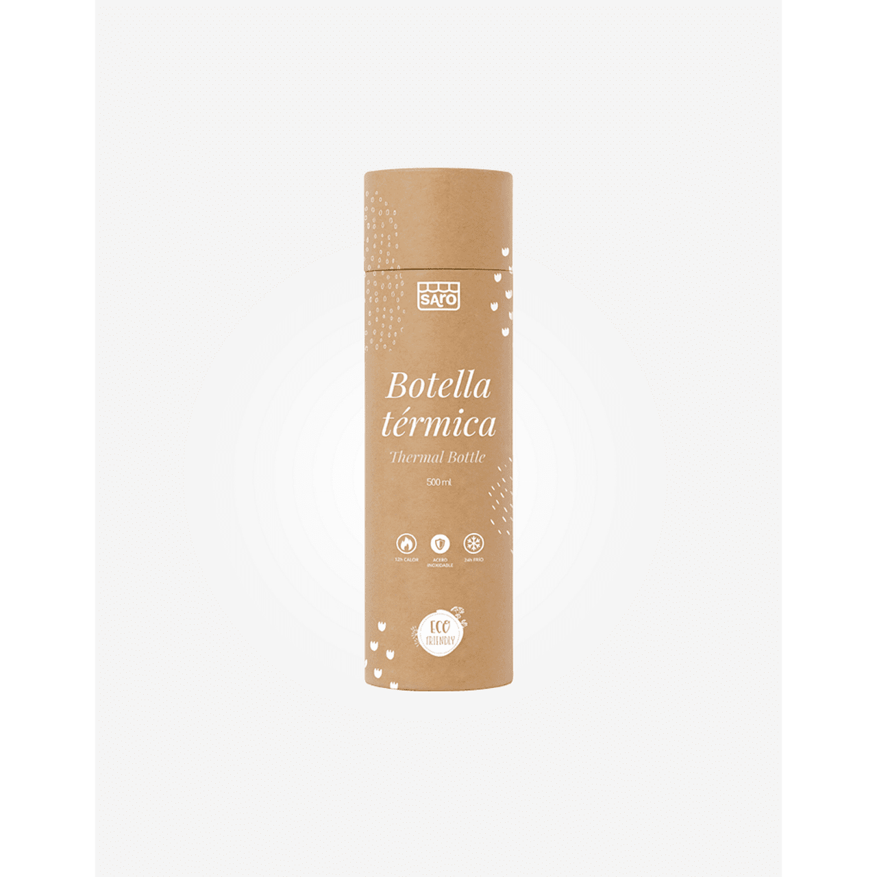 Saro Baby szürke 500 ml-es termosz gyermekeknek