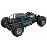 Jeep de curse cu efect de fum, RC în culoarea albastră