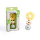Сензорна Дървена Играчка Гризалка Цвете За Бебета От 0 До 6 Месеца Classic World