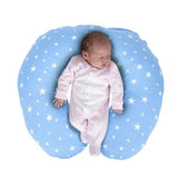 Eко Възглавница За Бременност И Кърмене Сини Звезди 2 117 1 Sevi Baby
