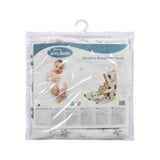 Кърпа С Качулка За Новородено Тензух Сиви Звезди 404 73 Sevi Baby