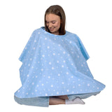 Престилка За Кърмене Сини Звезди 6280 1 Sevi Baby