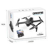 Сгъваем Дрон С 720p Hd Камера, Wifi Управление, Черен Crazon
