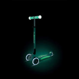 Сгъваема Тротинетка Със Светещи Дръжки Elite Glow Lights, Ментова Globber