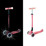 Сгъваема Тротинетка Със Светещи Дръжки Elite Glow Lights, Цвят Корал Globber