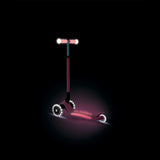 Сгъваема Тротинетка Със Светещи Дръжки Elite Glow Lights, Цвят Корал Globber