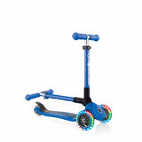 Сгъваема Тротинетка Със Светещи Колела Globber Junior - 2+ Г. Синя --- BebeMama