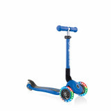 Сгъваема Тротинетка Със Светещи Колела Globber Junior - 2+ Г. Синя --- BebeMama