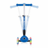 Сгъваема Тротинетка Със Светещи Колела Globber Junior - 2+ Г. Синя --- BebeMama