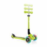 Сгъваема Тротинетка Със Светещи Колела Globber Junior - 2+ Г. Зелена --- BebeMama