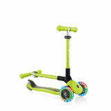 Сгъваема Тротинетка Със Светещи Колела Globber Junior - 2+ Г. Зелена --- BebeMama