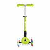 Сгъваема Тротинетка Със Светещи Колела Globber Junior - 2+ Г. Зелена --- BebeMama