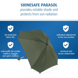 84283 Shinesafe+ Чадър За Бебешки Колички Upf 80+ Forest Green Reer