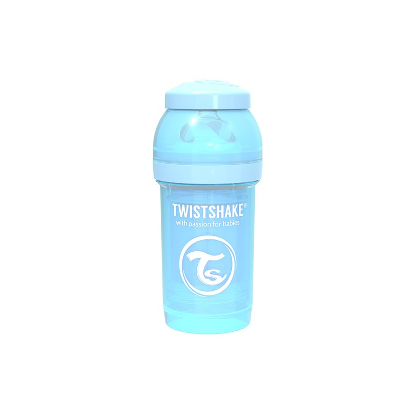 Шише Против Колики За Бебета Twistshake 180 Мл Синьо --- BebeMama