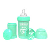 Шише Против Колики За Бебета 180 Мл Зелено Twistshake