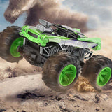 Buggy off-road 4X4 cu telecomandă, culoare verde, scară 1:12