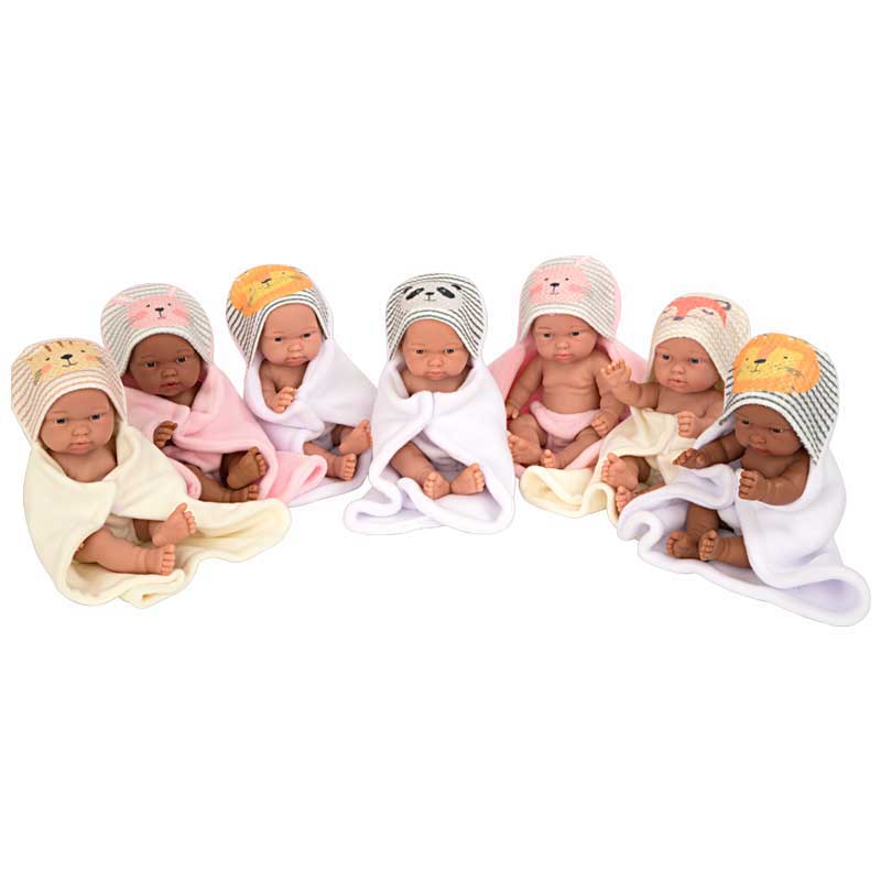 Сладки Бебенца С Аксесоар Хавлия За Баня - 26 См --- BebeMama