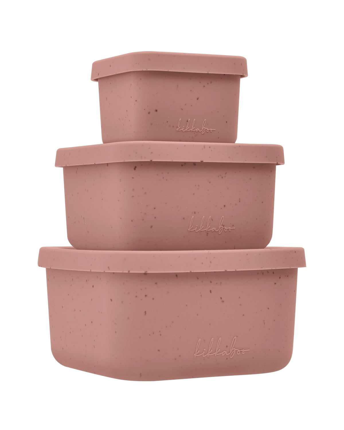 Сет Кутии За Храна 3 Бр Platinum Silicone Blush Kikkaboo