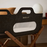 Бебешка Кошница За Спане Snuzbaskit Graphite Walnut Snüz