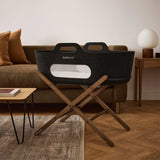 Бебешка Кошница За Спане Snuzbaskit Graphite Walnut Snüz