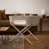 Бебешка Кошница За Спане Snuzbaskit Mocha Moses Basket Mocha Stand Snüz