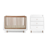 Бебешки Скрин Повивалник Snuzkot Skandi Walnut Snüz