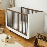 Snuzkot Skandi Ebony Snüz átalakítható rácsos kiságy