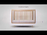 Snuzkot Skandi Haze Grey Natural átalakítható bababútor Snüz