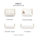 Бебешко Трансформиращо Легло Snuzkot Skandi Cashmere Snüz