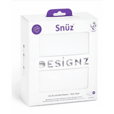 Комплект Чаршафи С Ластик За Бебешка Кошара Snuzkot 2 Бр. White Snüz