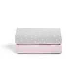 Комплект Чаршафи С Ластик За Бебешка Кошара Snuzpod 2 Бр. Pink Spots Snüz