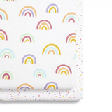 Комплект Чаршафи С Ластик За Бебешка Кошара Snuzpod 2 Бр. Multi Rainbow Snüz