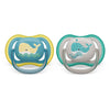 Залъгалка Ultra Air Philips Avent + Стерилизаторна Кутия, 18 М+., Китове, 2 Бр.