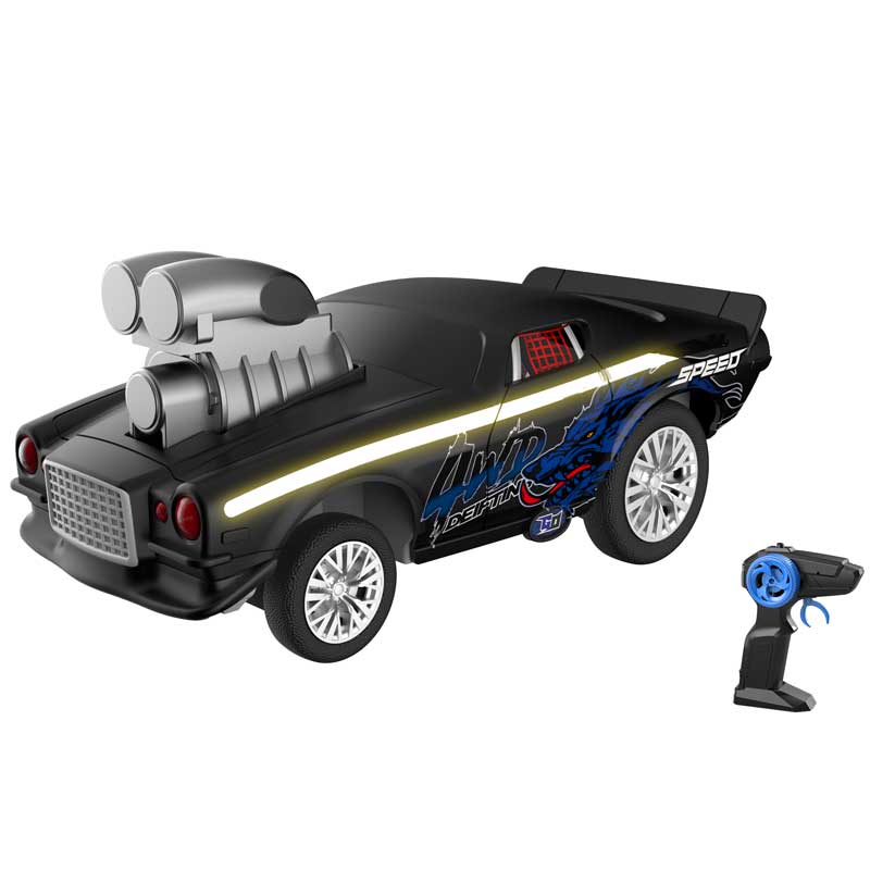 Mașină sport cu lumini LED, efecte sonore și telecomandă 1:16