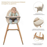 Столче За Хранене Kinderkraft Fini 2 2В1 Зелено --- BebeMama