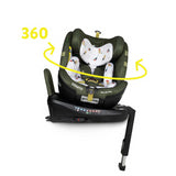 Scaun auto Cosatto All In All Ultra Rotate I-Size, tip birou 