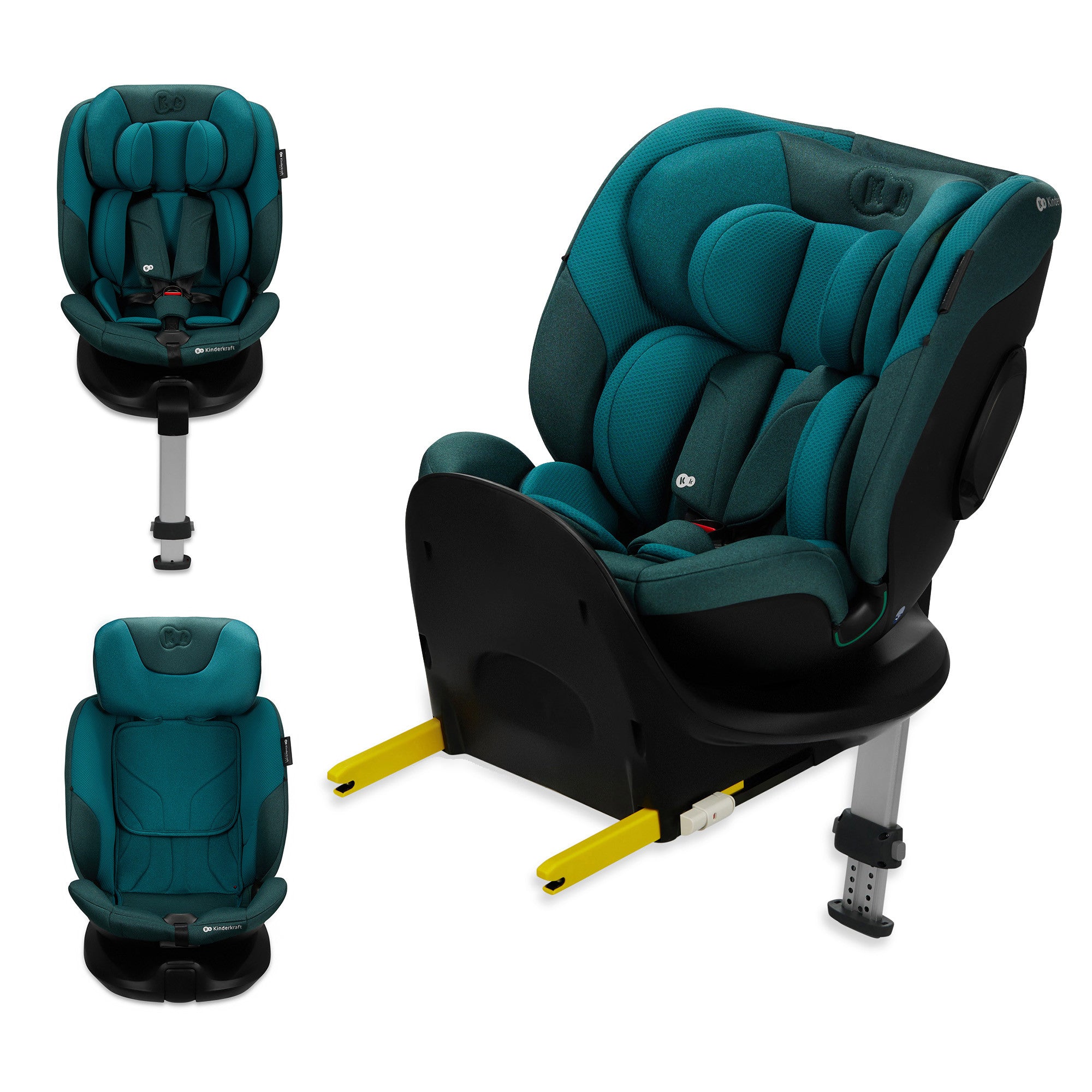 Столче За Кола Kinderkraft I-Fix I-Size Harbor Син --- BebeMama