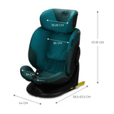 Столче За Кола Kinderkraft I-Fix I-Size Harbor Син --- BebeMama