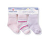 Бебешки чорапи Stripes Purple 2-3г - Чорапки - Kikkaboo - BebeMama