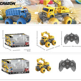 Excavator de construcții cu efecte sonore și luminoase, Rc 1:16