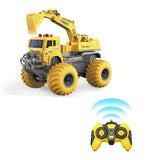 Excavator de construcții cu efecte sonore și luminoase, Rc 1:16