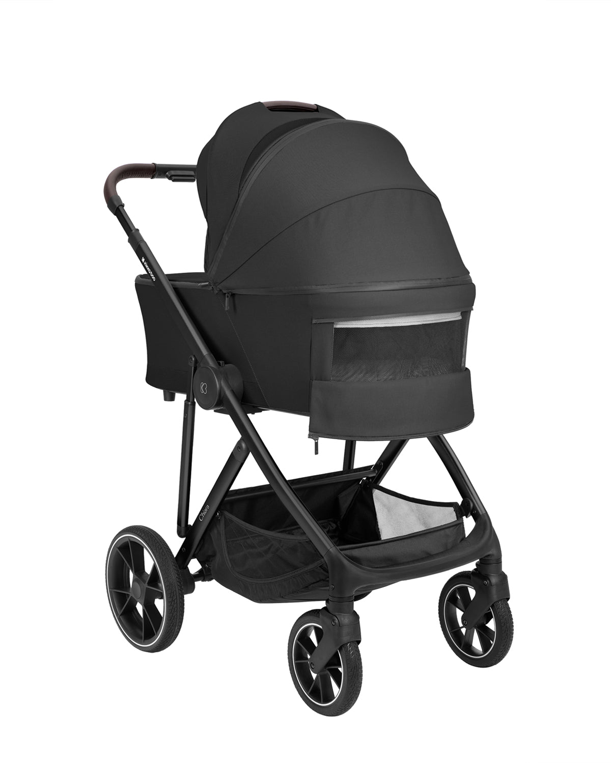 Комбинирана Количка 3в1 С Кош За Новородено Chiara Black Kikkaboo