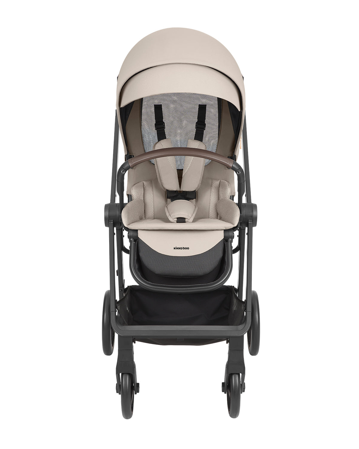 Комбинирана Количка 3в1 С Кош За Новородено Mia Beige 2026 Kikkaboo