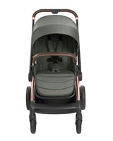 Комбинирана Количка 2В1 С Кош За Новородено Kara Army Зелен --- BebeMama